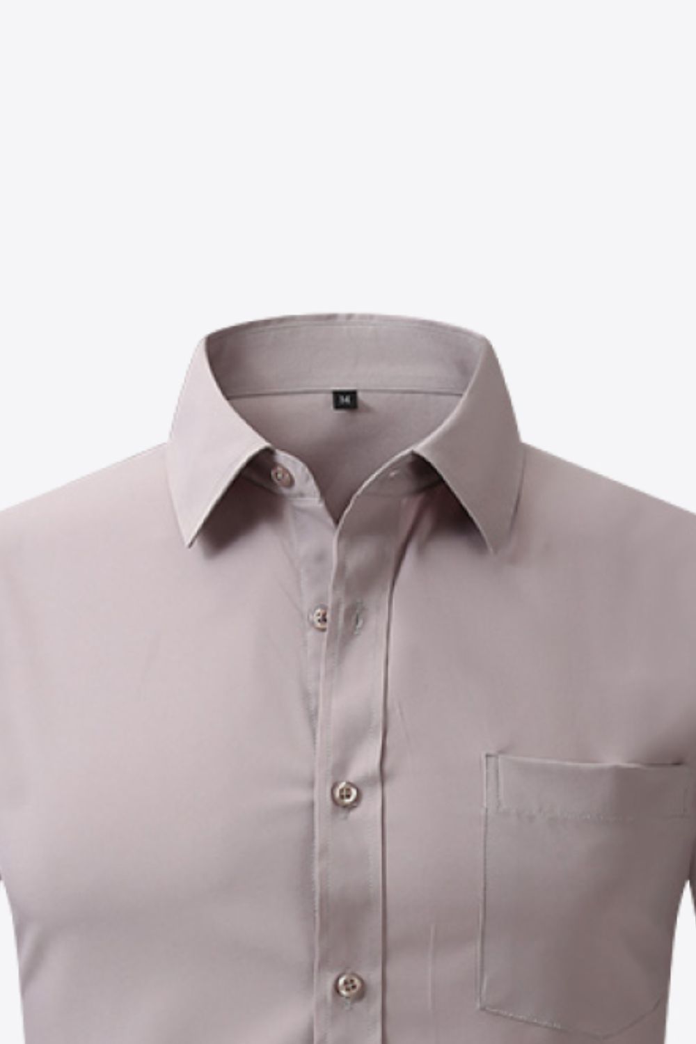 Button-Up Long Sleeve Pocket Collared Shirt
