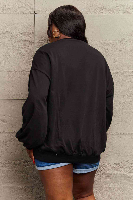 Full Size TODAY IS A GOOD DAY Graphic Sweatshirt