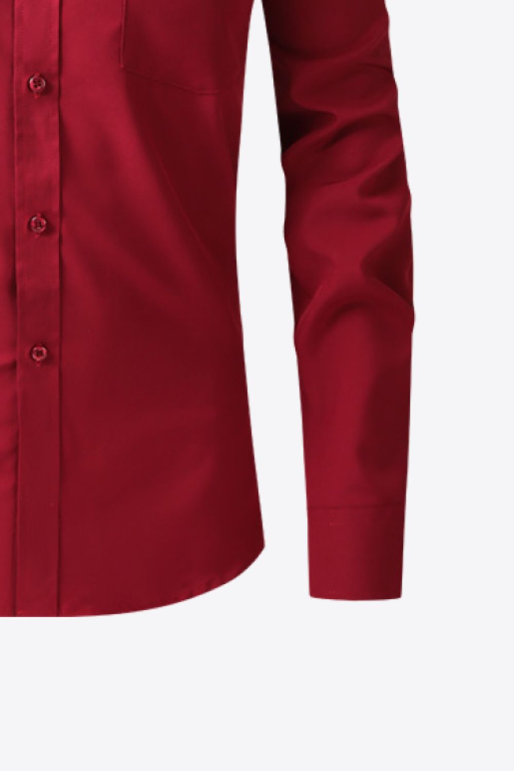 Button-Up Long Sleeve Pocket Collared Shirt