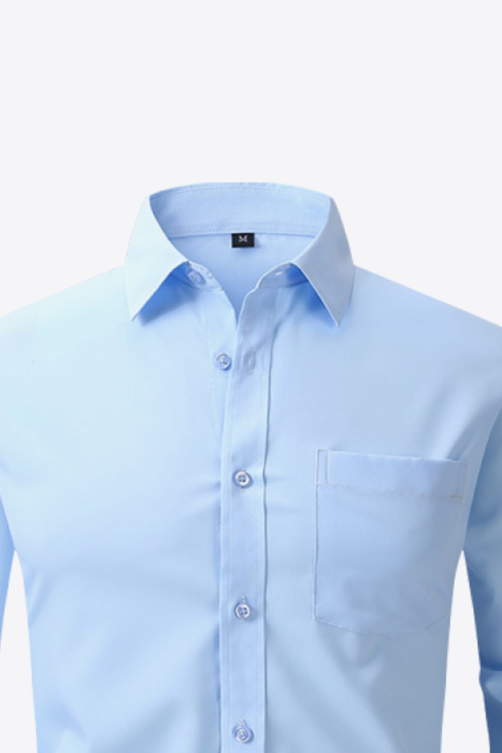 Button-Up Long Sleeve Pocket Collared Shirt