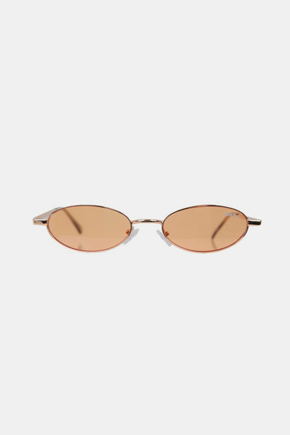 Metal Frame Finley Oval Sunglasses