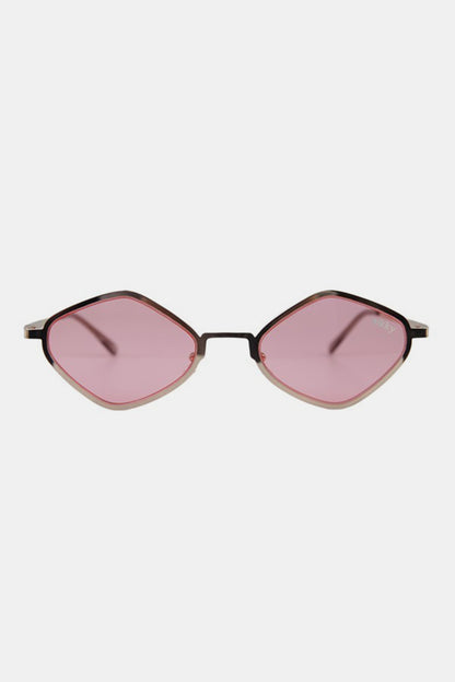 Metal Frame Geometric Sunglasses