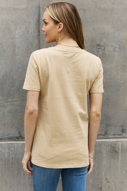 Full Size Skeleton Graphic Cotton Tee