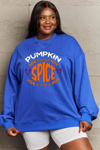 Full Size PUMPKIN SPICE Graphic Sweatshirt