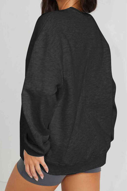 Full Size TODAY IS A GOOD DAY Graphic Sweatshirt