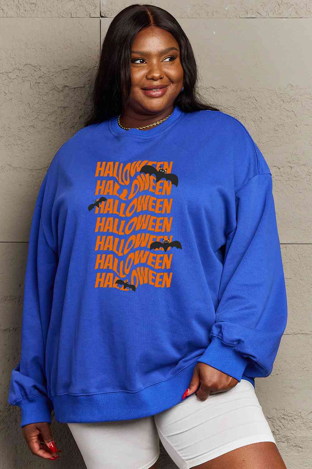 Full Size HALLOWEEN Graphic Sweatshirt