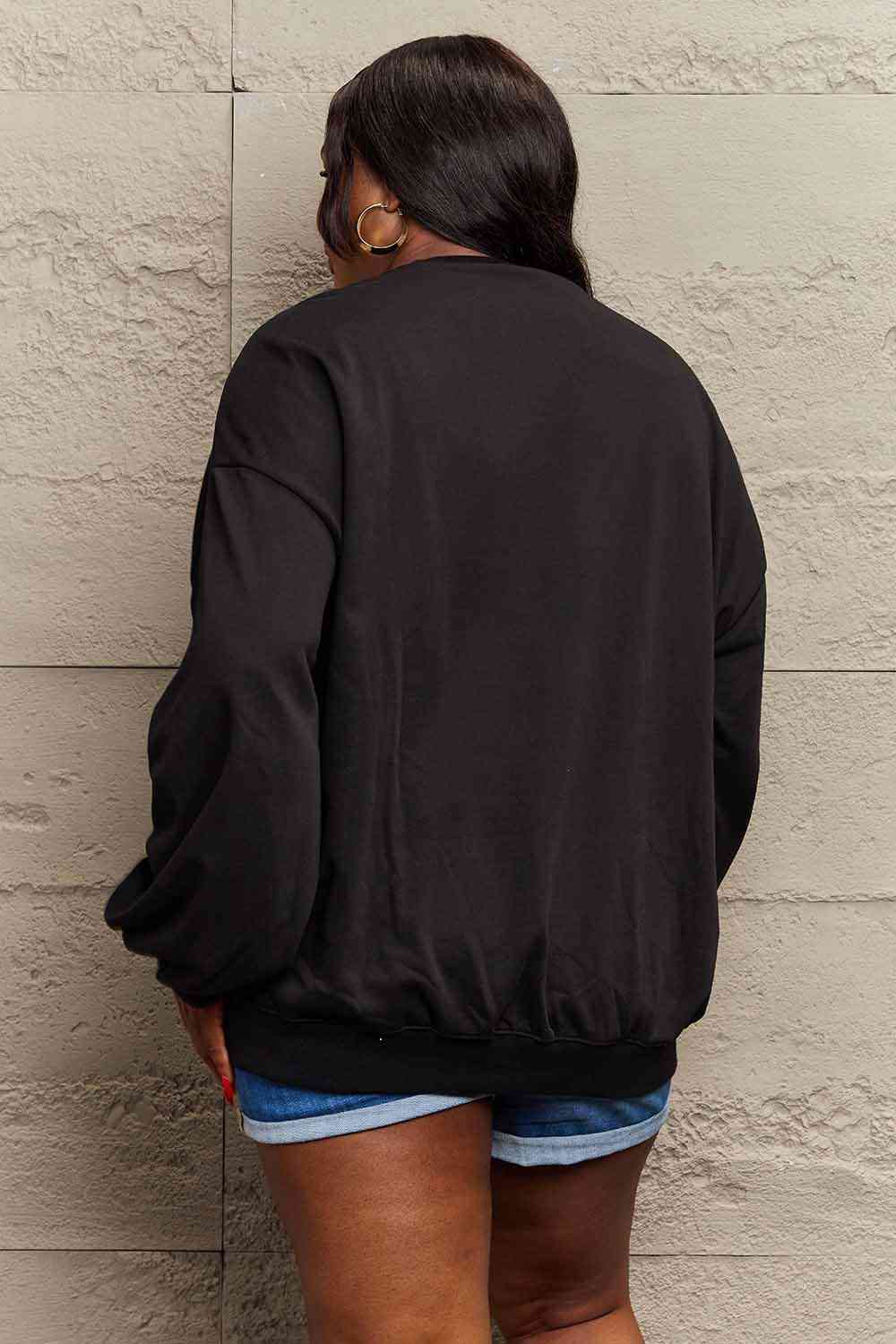 Full Size TODAY IS A GOOD DAY Graphic Sweatshirt