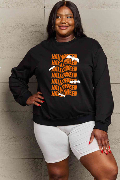 Full Size HALLOWEEN Graphic Sweatshirt