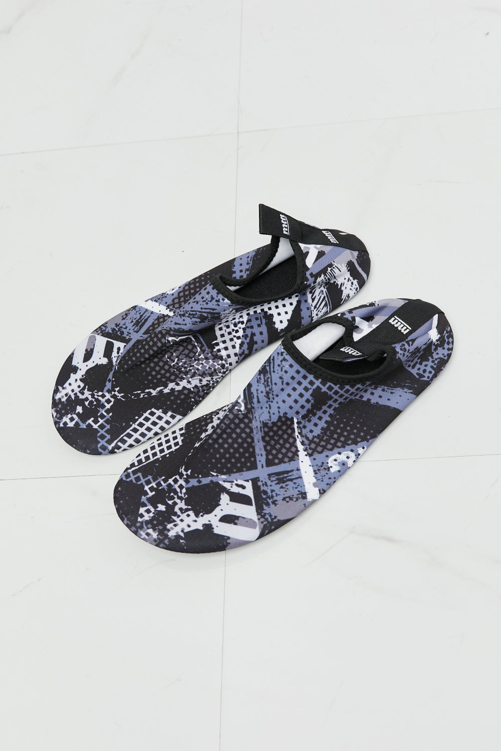 Water Shoes in Black Pattern