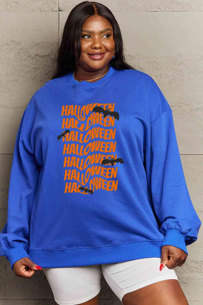 Full Size HALLOWEEN Graphic Sweatshirt