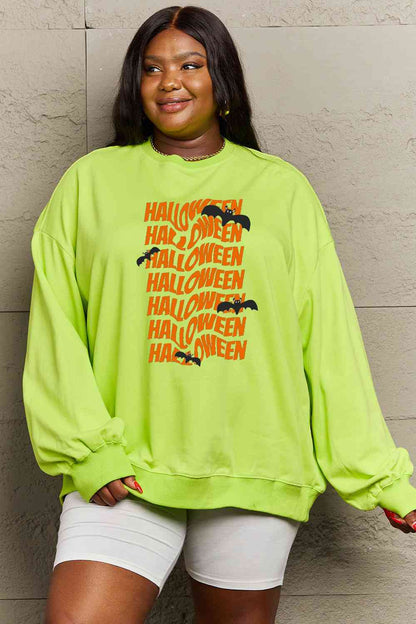 Full Size HALLOWEEN Graphic Sweatshirt