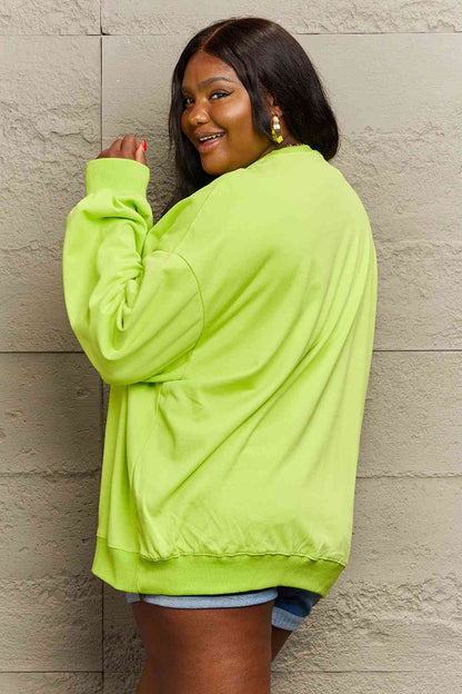 Full Size HALLOWEEN TRICK OR TREAT Graphic Sweatshirt