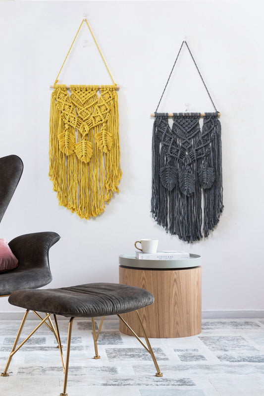 Handmade Fringe Macrame Wall Hanging